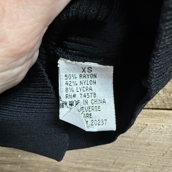 NWT Cache tank top with beaded trim, black, SX - Picture 5 of 7